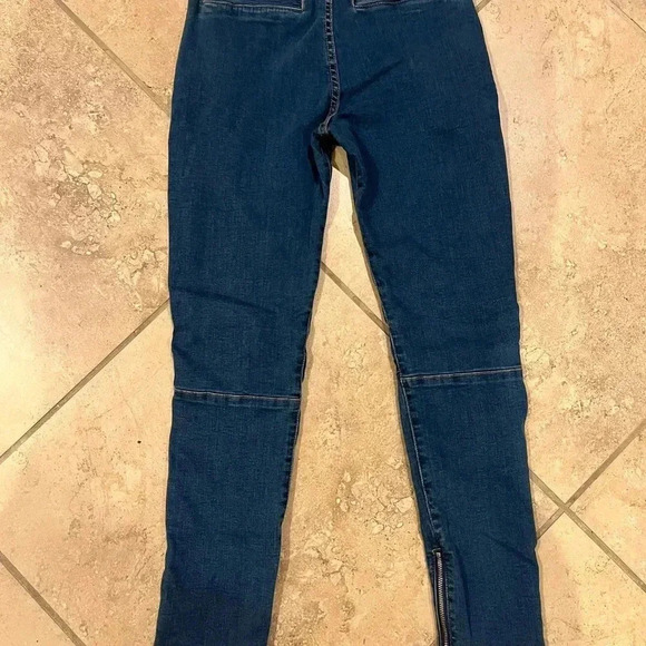 Free People Bella Moto‎ Skinny Jeans Size 25 NWT - Picture 7 of 11